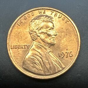 1976 P Lincoln Memorial Cent Penny - BU UNC Uncirculated - Free Shipping